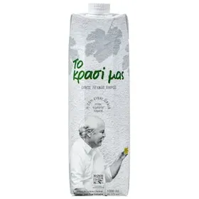 ΑΒ Οίνος Λευκός Ξηρός 1lt