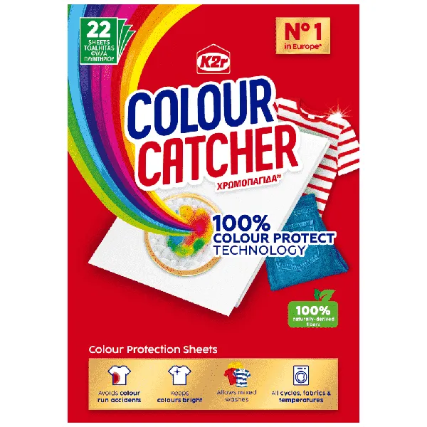 K2R COLOUR CATCHER χρωμοπαγίδα 22 φύλλα