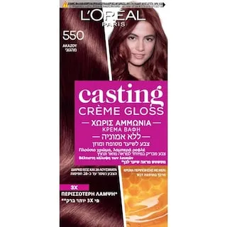 CASTING Βαφή Μαλλιών Creme Gloss Νο550 Ακαζού 1 Τεμάχιο