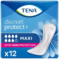 TENA Discreet Maxi Σερβιέτες Ακράτειας 12 τεμ.