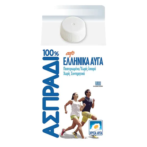 Ασπράδι νωπό παστεριωμένο ΧΡΥΣΑ ΑΥΓΑ bio 300ml