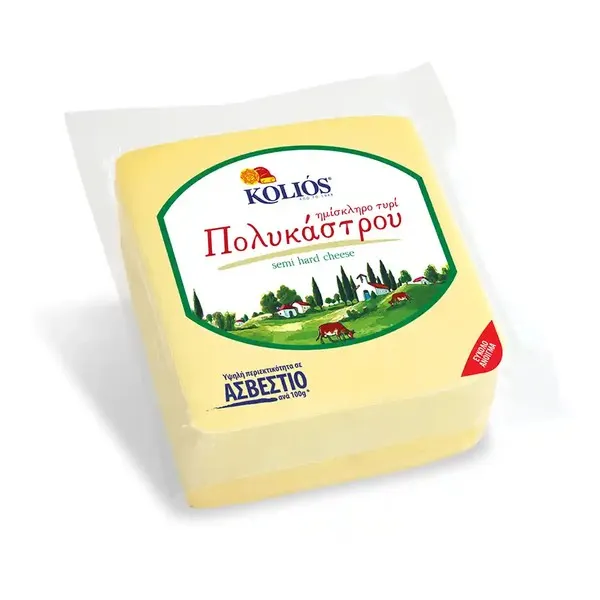 Ημίσκληρο τυρί Πολυκάστρου KOLIOS 370γρ.