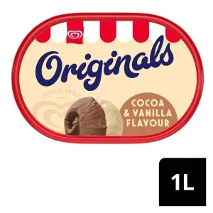 Παγωτό ALGIDA Originals κακάο & βανίλια