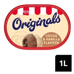 Παγωτό ALGIDA Originals κακάο & βανίλια