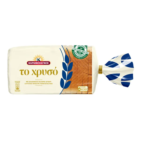 Ψωμί τοστ σταρένιο το Χρυσό