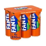 Fanta Πορτοκαλάδα 6x330ml