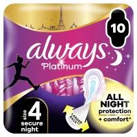 Σερβιέτες Platinum Ultra Long Plus & Secure Night (2x12τεμ)