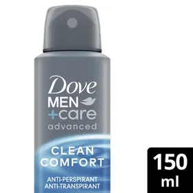DOVE MEN Αποσμητικό Σώματος Advanced Clean Comfort 150ml