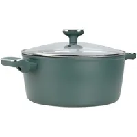 HOME κατσαρόλα με καπάκι αντικολλητική 24cm