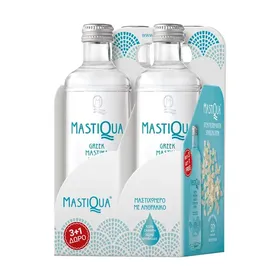 MASTIQUA Ανθρακούχο Νερό με Μαστιχόνερο Χωρίς ζάχαρη 3x330ml +1 Δώρο