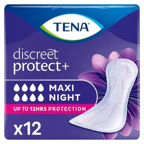 σερβιέτες discreet maxi night 12 τεμάχια
