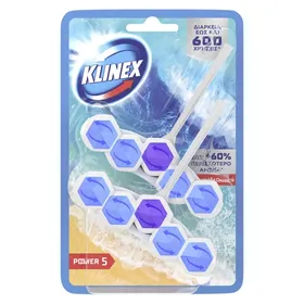 WC Block Power 5 Φρεσκάδα Ωκεανού Klinex 2x50g