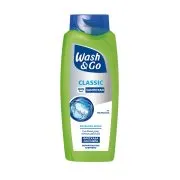 WASH & GO Σαμπουάν & Conditioner 2σε1 Classic για Όλους τους Τύπους Μαλλιών 650ml