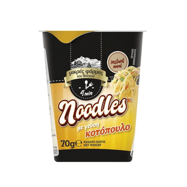 ΜΙΚΡΕΣ ΦΑΡΜΕΣ ΤΟΥ ΒΟΥΝΟΥ Noodles Στιγμής Κοτόπουλο Pot 70γρ