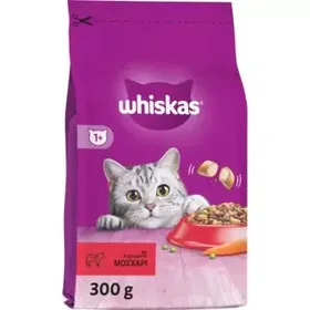 WHISKAS Adult Κροκέτες Μοσχάρι 300γρ.