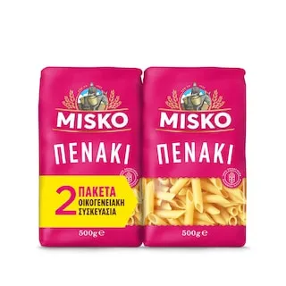 MISKO Μακαρόνι Πενάκι 2x500g