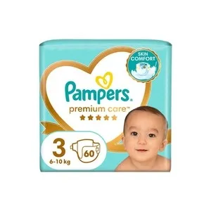 PAMPERS Premium Care No3 Jumbo Ανοιχτή Πάνα 60τεμ.