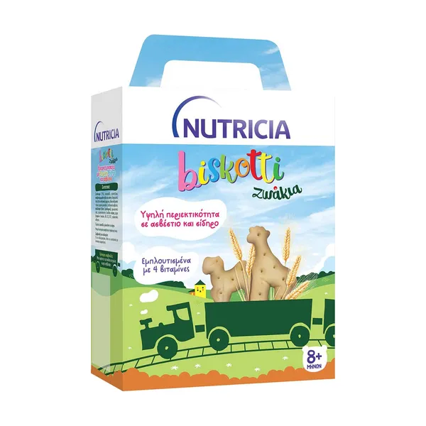 Biskotti ζωάκια NUTRICIA 8+ Μηνών 180gr
