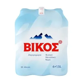 ΒΙΚΟΣ Φυσικό Μεταλλικό Νερό 6x1,5lt