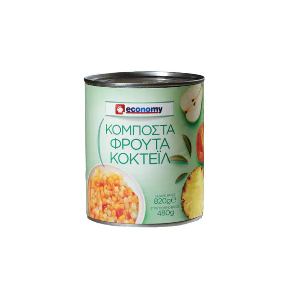 Κομπόστα κοκτέιλ φρούτων 820γρ