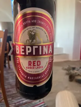 ΒΕΡΓΙΝΑ Μπύρα Red Amber Lager 5.8% Φιάλη 330 ml
