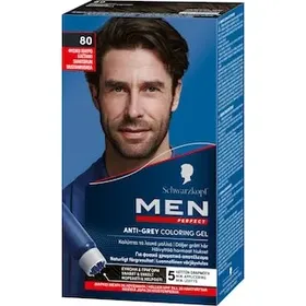 MEN PERFECT Βαφή Μαλλιών Ν80 Φυσικό Μαύρο Καστανό 1 Τεμάχιο