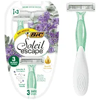 Bic Soleil Escape Λεβάντα & Ευκάλυπτος Ξυραφάκια Μιας Χρήσης 3τεμ
