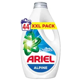 Ariel Απορρυπαντικό Πλυντηρίου Ρούχων Υγρό Alpine 44 Μεζ.