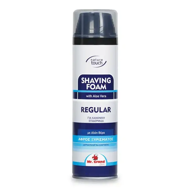 MrGrand Αφρός Ξυρίσματος Nature Touch Regular 250ml.