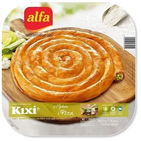 ALFA Κιχί Κοζανίτικη πίτα με πράσο φέτα & μυζήθρα 800g