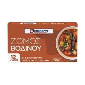 ζωμός κότας ή βοδινού 12τεμ.