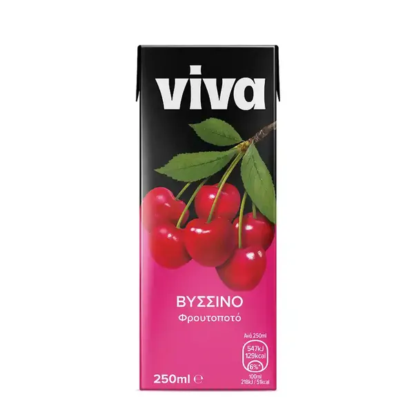 VIVA FRESH Φρουτοποτό Βύσσινο 250ml