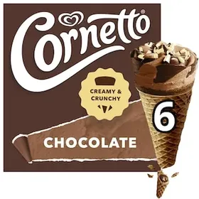 CORNETTO Παγωτό Πύραυλος Σοκολάτα 6x60g