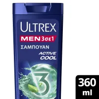 Ultrex 3 In 1 Σαμπουάν Act Cool 360ml