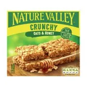 NATURE VALLEY Crunchy Μπάρες Δημητριακών με Βρώμη & Μέλι 5x42g