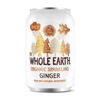 Βιολογικό Ανθρακούχο Ποτό Τζίντζερ Whole Earth 330 ml