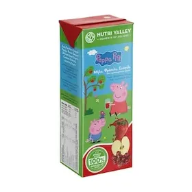 NUTRI VALLEY Φυσικός Χυμός Φράουλα Μήλο Σταφύλι 250ml