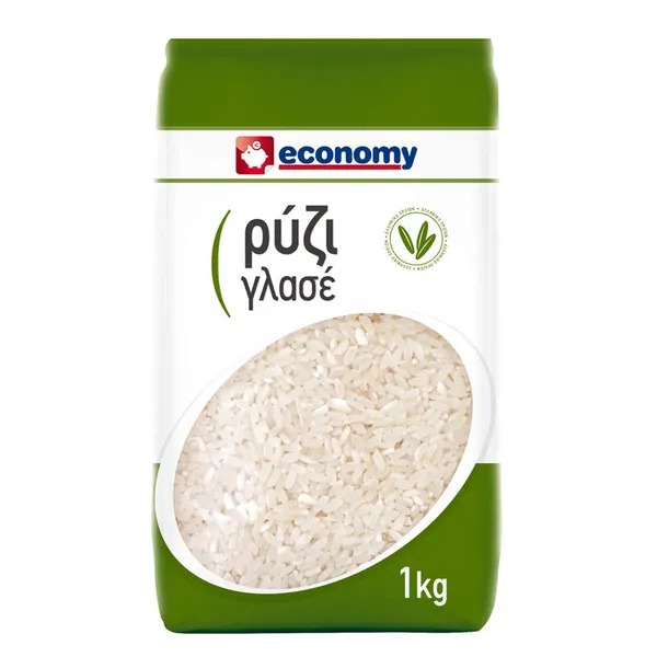 ECONOMY Ρύζι Γλασσέ 1kg