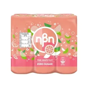 HBH Αναψυκτικό Pink Grapefruit Κουτί 6x330ml