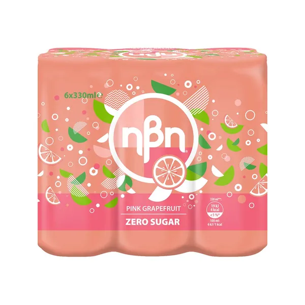 Αναψυκτικό pink Grapefruit HBH zero 6x330ml