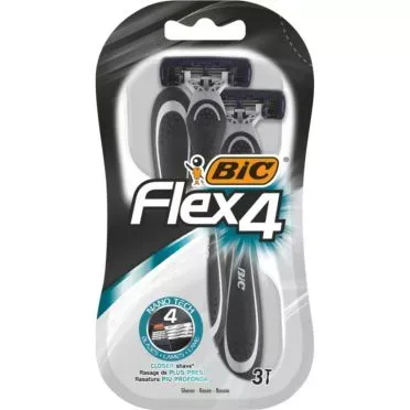 BIC FLEX 4 Ξυραφάκια 3 τεμάχια
