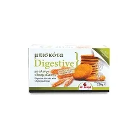 MR GRAND Digestive Sugar Free Μπισκότα 220γρ