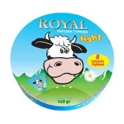 Κρεμώδες Τυρί ROYAL Light σε τρίγωνα 140g