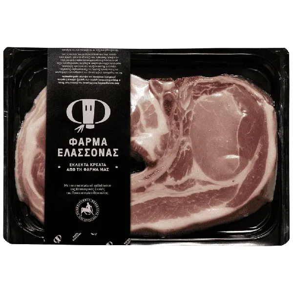 ΦΑΡΜΑ ΕΛΑΣΣΟΝΑΣ μπριζόλα χοιρινή τσεκουράτη