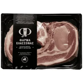 ΦΑΡΜΑ ΕΛΑΣΣΟΝΑΣ μπριζόλα χοιρινή τσεκουράτη