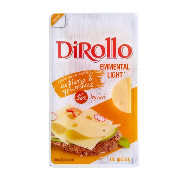Emmental DIROLLO σε φέτες 175gr