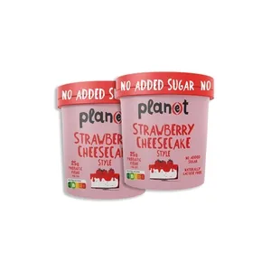 παγωτό strawberry cheesecake χωρίς ζάχαρη