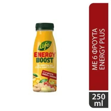 LIFE ENEGRY BOOST GINGER 250ML.