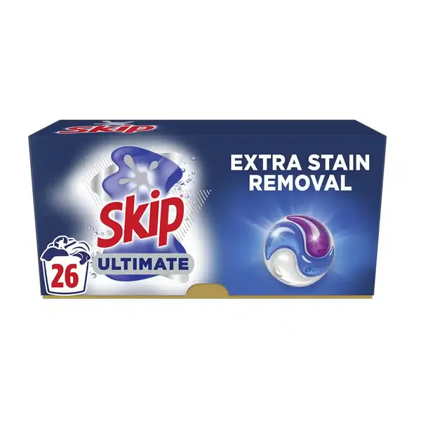 Skip Απορρυπαντικό Πλυντηρίου Ρούχων Κάψουλες Ultimate 26Μεζ