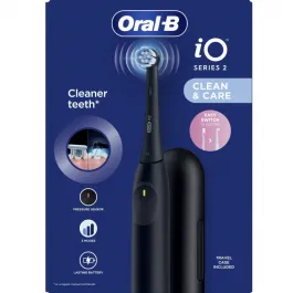 ORAL-B iO2 Black οδοντόβουρτσα επαναφορτιζόμενη + ΔΩΡΟ Ανταλλακτικές Κεφαλές